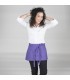 Delantal corto 120. Sin bolsillo. Garys morado