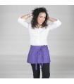 Delantal corto 120. Sin bolsillo. Garys morado