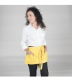 Delantal corto 120. Sin bolsillo. Garys amarillo