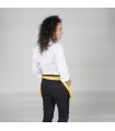 Delantal corto 120. Sin bolsillo. Garys amarillo espalda