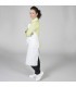 Delantal 116. Sin bolsillo. Garys blanco lateral
