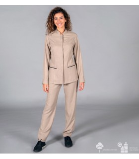 Pantalón de cocina para mujer de poliéster reciclado 2059. Garys
