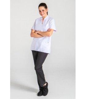 Casaca sanitaria unisex 8008570 en Microfibra. 3 Dyneke