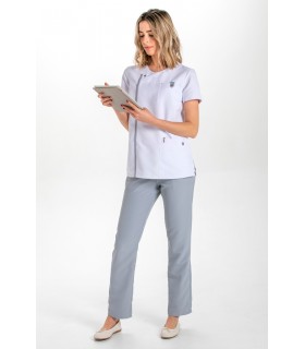 Casaca sanitaria de mujer de microfibra 8023570. 3 Dyneke