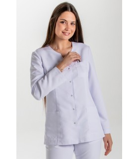 Casaca sanitaria de mujer 8059570 en microfibra. 2 Dyneke