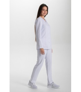 Casaca sanitaria de mujer 8059570 en microfibra. 3 Dyneke
