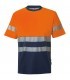 Camiseta bicolor de alta visibilidad de algodón 305509. Velilla5