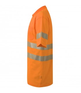 Polo de alta visibilidad de algodón 305522. Velilla11