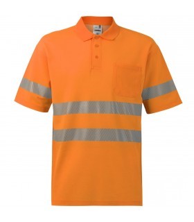 Polo de alta visibilidad de algodón 305522. Velilla8