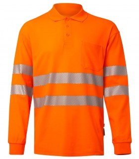 Polo de alta visibilidad de algodón 305524. Velilla5