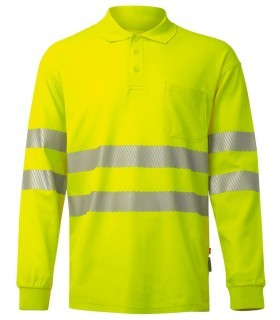 Polo de alta visibilidad de algodón 305524. Velilla1