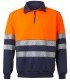 Sudadera bicolor de alta visibilidad 305703. Velilla5