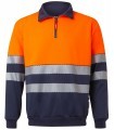 Sudadera bicolor de alta visibilidad 305703. Velilla5