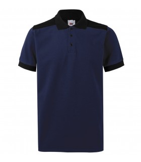 Polo Stretch bicolor de manga corta 105519S. Velilla6