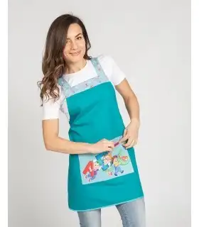 Casulla escolar estampada de mujer NIÑOS ABC 200011. Garys1