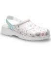 Zueco MYCROM Sanitario de mircrofibra impermeable y transpirable. Feliz caminar2