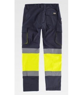 Pantalón de Alta visibilidad elástico Slim Fit C3218. Workteam6