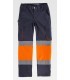 Pantalón de Alta visibilidad elástico Slim Fit C3218. Workteam7