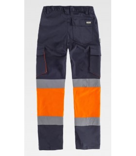 Pantalón de Alta visibilidad elástico Slim Fit C3218. Workteam8