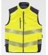 Chaleco C8250 Alta visibilidad con cuello alto. Reversible. Workteam