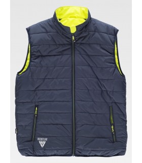 Chaleco C8250 Alta visibilidad con cuello alto. Reversible. Workteam 2