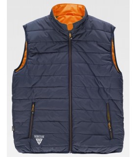 Chaleco C8250 Alta visibilidad con cuello alto. Reversible. Workteam 6