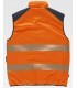 Chaleco C8250 Alta visibilidad con cuello alto. Reversible. Workteam 8