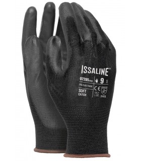 Guantes de poliéster revertido de poliuretano 07285 SOFT CATCH. PACK 12 und. ISSALINE NG