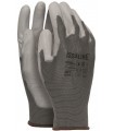 Guantes de poliéster revertido de poliuretano 07285 SOFT CATCH. PACK 12 und. ISSALINE GR