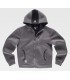Sudadera S9485 combinada. Con capucha. Workteam