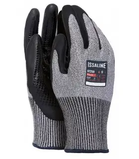 Guantes anticorte CUT CATCH DOTS NITRILE PU E 07259. PACK 12 und. ISSALINE1
