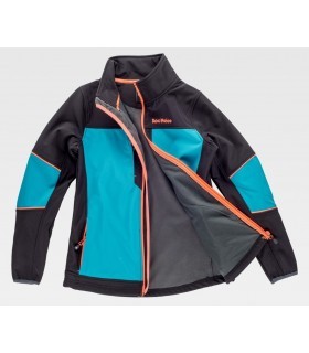 Cazadora Softshell RN1010001 de mujer combinada. ROC NEIGE 15