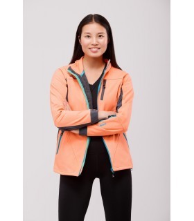 Cazadora Softshell RN1010002 de mujer combinada. ROC NEIGE 4