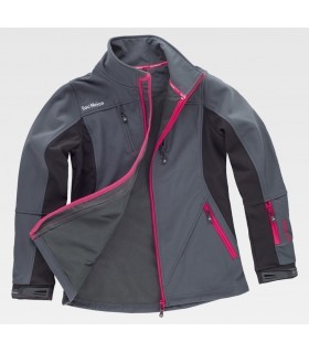 Cazadora Softshell RN1010002 de mujer combinada. ROC NEIGE 15