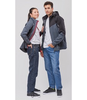 Cazadora Softshell RN1010002 de mujer combinada. ROC NEIGE 21