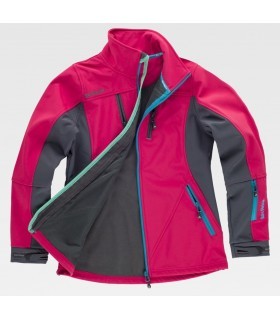 Cazadora Softshell RN1010002 de mujer combinada. ROC NEIGE 23