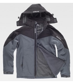 Cazadora Softshell RN2010003 de hombre combinada. ROC NEIGE 9