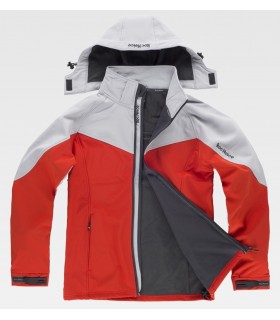 Cazadora Softshell RN2010003 de hombre combinada. ROC NEIGE 16