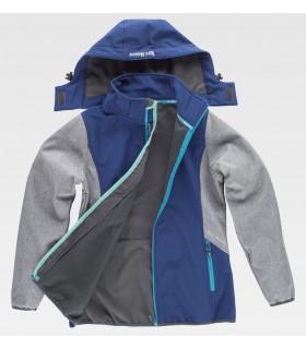 Cazadora Softshell RN1010003 de mujer combinada. ROC NEIGE 2