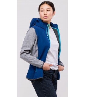 Cazadora Softshell RN1010003 de mujer combinada. ROC NEIGE 5