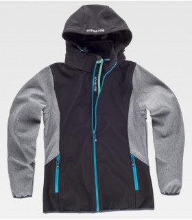 Cazadora Softshell RN1010003 de mujer combinada. ROC NEIGE 8