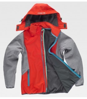 Cazadora Softshell RN1010003 de mujer combinada. ROC NEIGE 16
