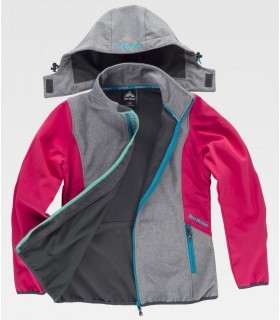 Cazadora Softshell RN1010004 de mujer combinada. ROC NEIGE 9