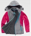 Cazadora Softshell RN1010004 de mujer combinada. ROC NEIGE 9