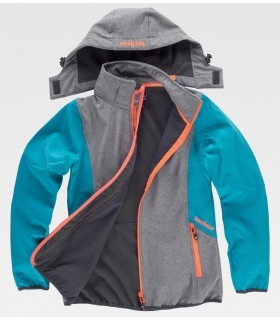 Cazadora Softshell RN1010004 de mujer combinada. ROC NEIGE 14