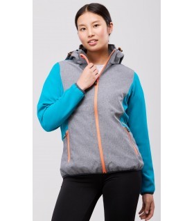 Cazadora Softshell RN1010004 de mujer combinada. ROC NEIGE 16