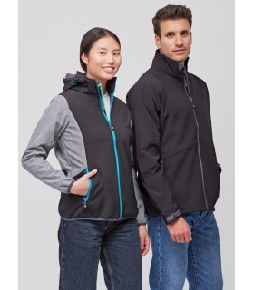 Cazadora Softshell RN2010002 de hombre lisa. ROC NEIGE 17
