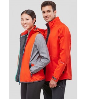 Cazadora Softshell RN2010002 de hombre lisa. ROC NEIGE 22