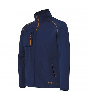 Chaqueta certificada Softshell bicolor 04529B SPRINGER. ISSALINE5
