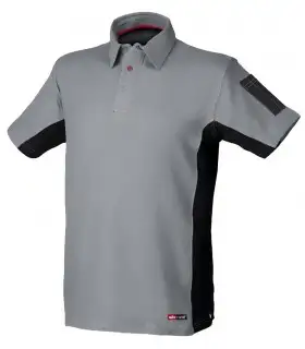 Polo elástico de manga corta y bicolor 08170 Stretch. ISSALINE2